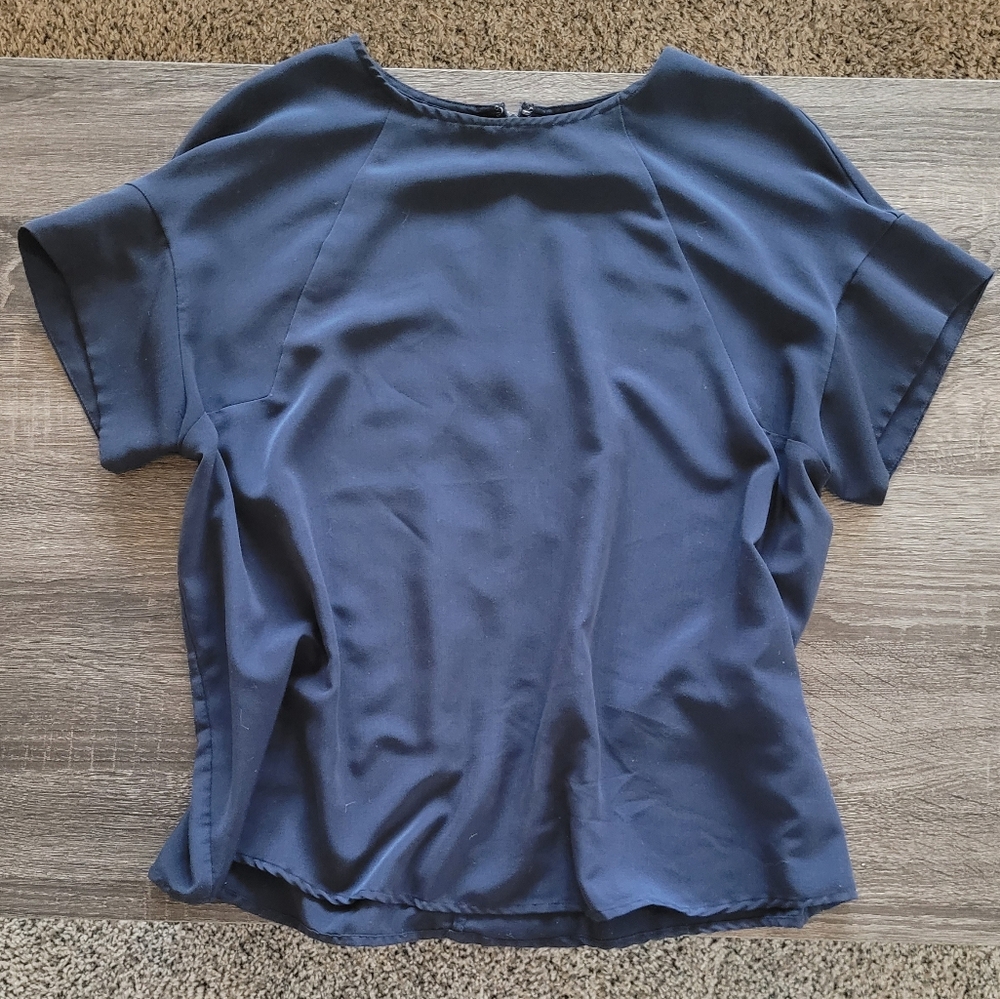 Mossimo Navy Blouse